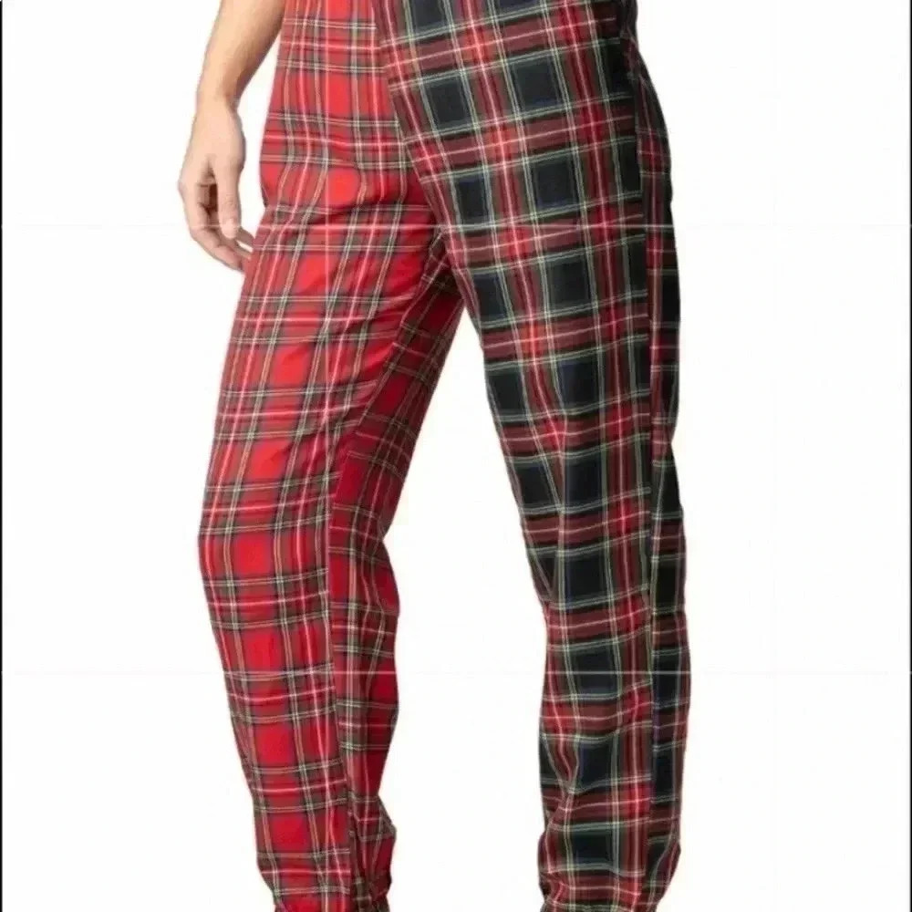 Angel Kiss Plaid Joggers - Picture 2 of 13